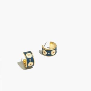 Madewell Daisy Huggie earrings